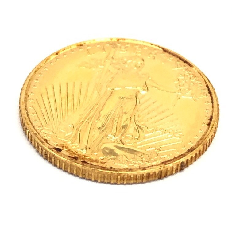 K22 アメリカ イーグル金貨 1/10oz 1995 総重量3.1g【CDAI7093】の画像7