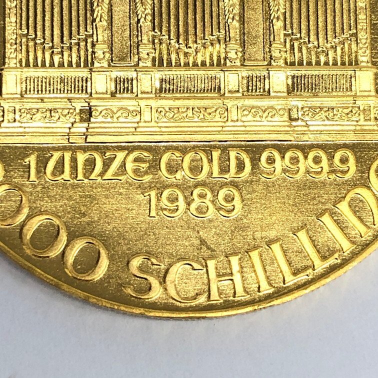 K24IG ウィーン金貨 ハーモニー 1oz 1989 総重量31.1g【CDAL7034】の画像3