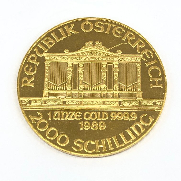 K24IG オーストリア ウィーン金貨 ハーモニー 1oz 総重量31.1ｇ【CDAL6018】の画像2