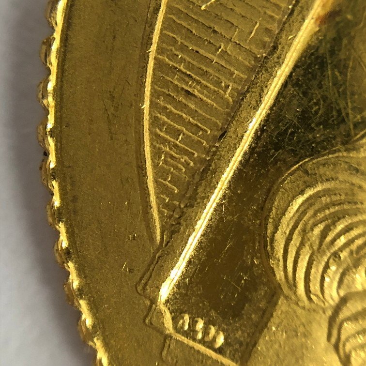 K24 純金メダル モナリザ 総重量5.0g【CDAI7052】の画像6