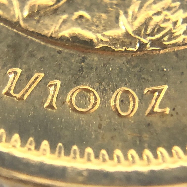 K22 南アフリカ クルーガーランド金貨 1/10oz 2点 おまとめ 総重量6.9ｇ ケース付き【CDAM0030】の画像7