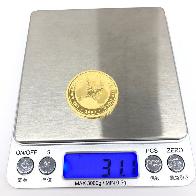 K24IG オーストラリア ナゲット カンガルー金貨 1oz 総重量31.1ｇ【CDAL6021】の画像7