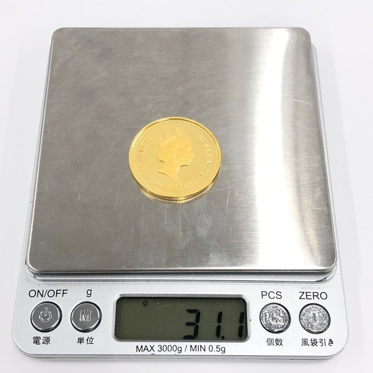 K24IG オーストラリア ナゲット金貨 1oz 総重量31.1ｇ【CDAK4014】の画像7