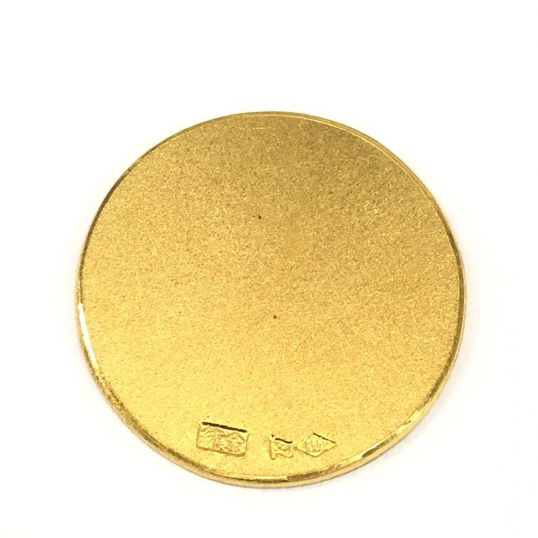 K24 純金メダル 永年記念 1000刻印 総重量6.4g【CDAI0007】の画像2