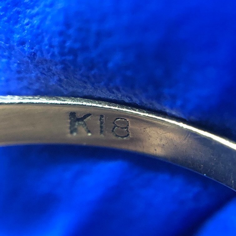 K18 カメオ 指輪 リング 10号 総重量1.9ｇ【CDAL6048】_画像4