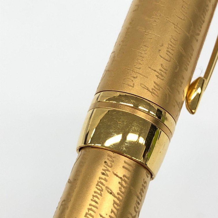 PARKER　パーカー　万年筆　 Duofold　Accession　Golden　Jubilee　2002　ペン先18K【CDAO6041】_画像10