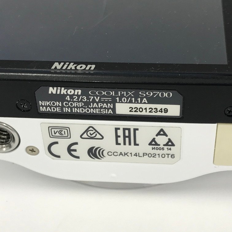 Nikon ニコン COOLPIX S9700 通電確認済み【CDAO2011】の画像5