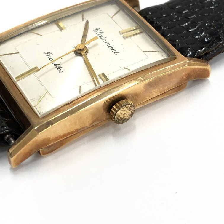 Clairmont　クレアモント　腕時計　手巻き　14K刻印　総重量27.9g　稼働品【CDAP0059】_画像8