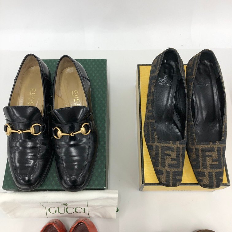 レディース シューズ おまとめ 5点 PRADA/Christian Dior/GUCCI/他【CDAQ4057】の画像2