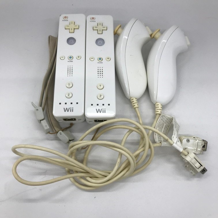 Nintendo 任天堂 Wii 本体 RVL-001 ホワイト・ブラック/周辺機器 おまとめ【CDAQ8019】の画像4