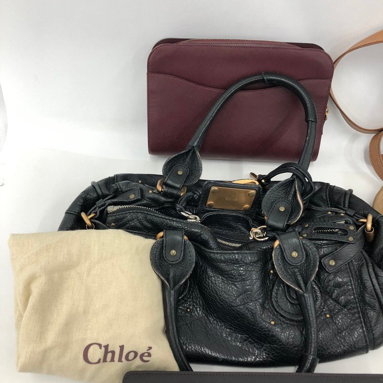 レディース　バッグ　おまとめ　7点　Chlo?/PRADA/Cartier/他【CDAQ4001】_画像2