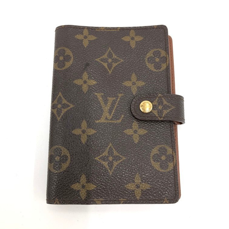 LouisVuitton ルイ・ヴィトン モノグラム アジェンダ PM R20005 CA0957 手帳カバー 箱付き【CDAR3078】の画像1