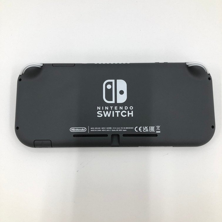 任天堂 ニンテンドースイッチライト 本体 グレー 通電○ 初期化済み 【CDAR0007】の画像4