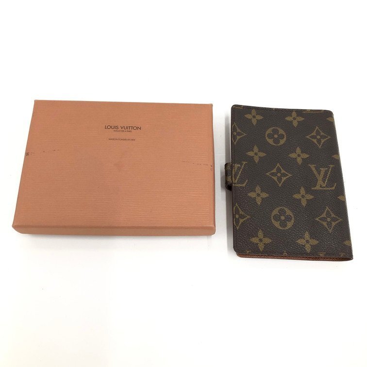 LouisVuitton ルイ・ヴィトン モノグラム アジェンダ PM R20005 CA0957 手帳カバー 箱付き【CDAR3078】の画像2