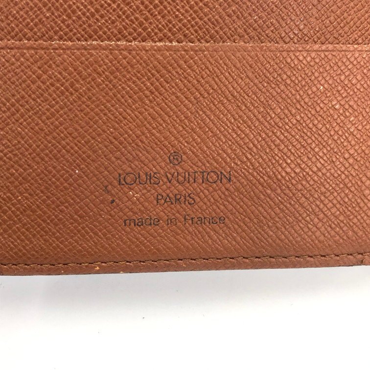 LOUIS VUITTON ルイヴィトン 財布 モノグラム ポルトパピエ・ジップ M61207/SP0939【CDAS3043】_画像8