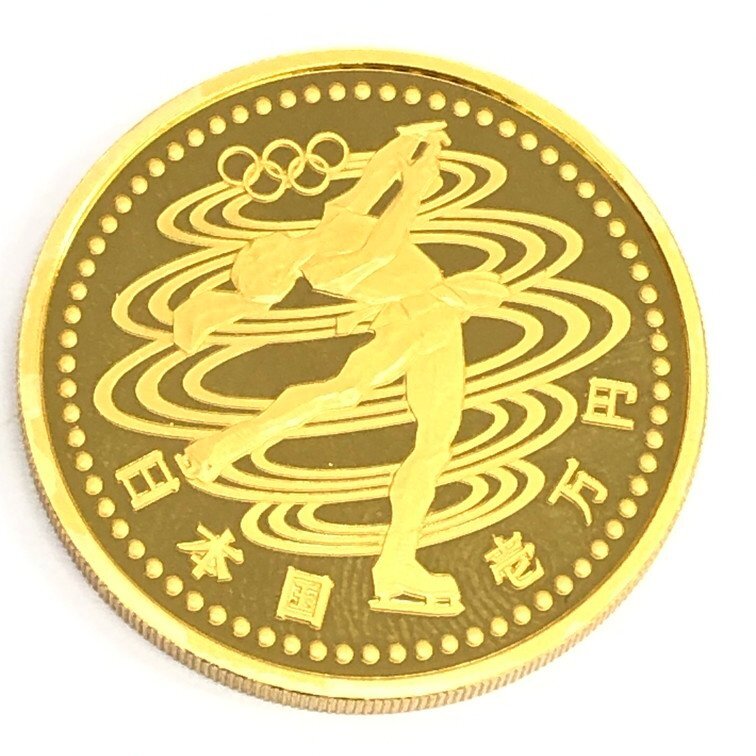 K24 長野オリンピック 1998年 壱万円 金貨 総重量15.6ｇ【CDAS7075】の画像1