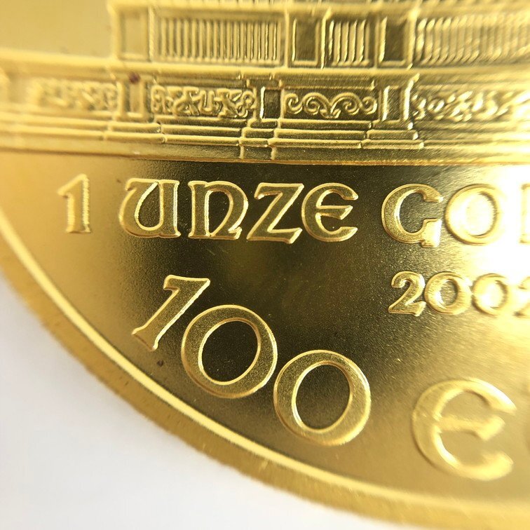 K24IG ウィーン金貨 ハーモニー 1oz 2002 総重量31.1g【CDAQ6019】の画像4