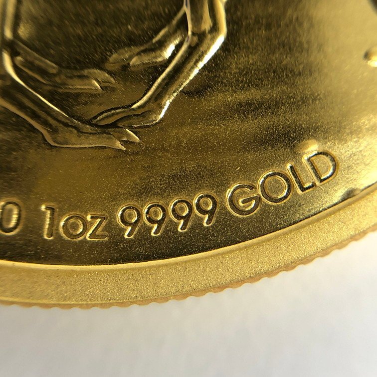K24IG オーストラリア カンガルー金貨 1oz 総重量31.1ｇ【CDAS7043】の画像3