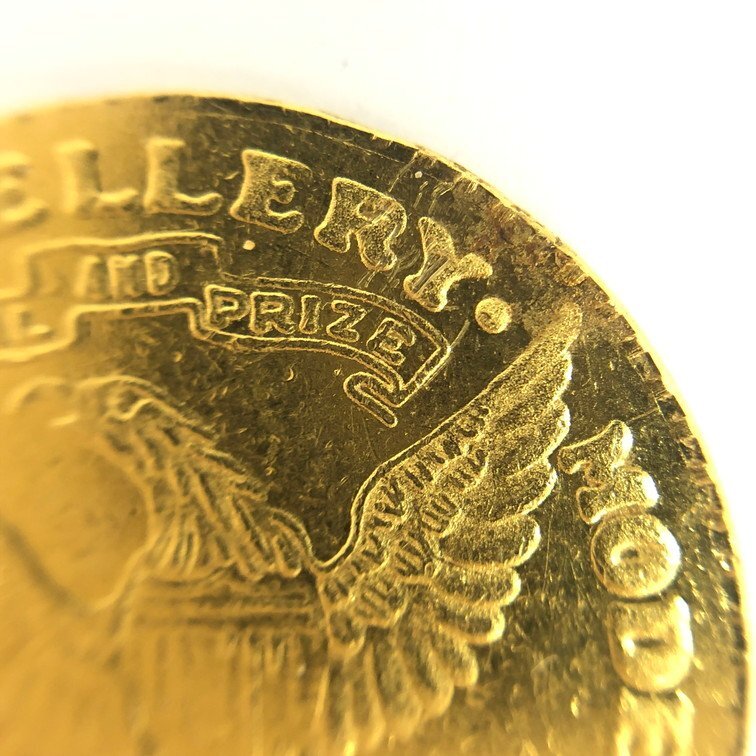 K22 アメリカ リバティヘッド 金貨 1906 総重量2.2g【CDAR6036】の画像5