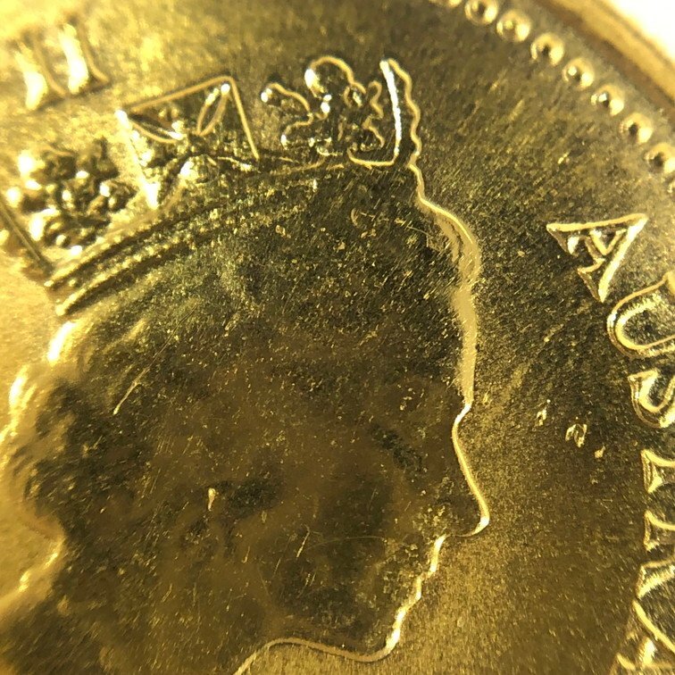 K24IG オーストラリア ナゲット金貨 1/10oz 総重量3.1ｇ【CDAT7016】の画像6