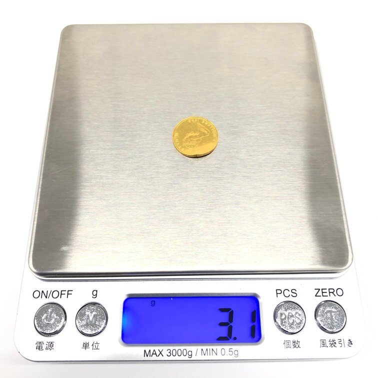 K24IG カナダ メイプルリーフ金貨 1/10oz 総重量3.1ｇ【CDAT7025】の画像8