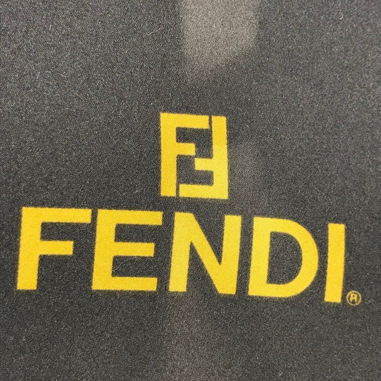 FENDI フェンディ 傘 ブラック ロゴ【CDAS5002】