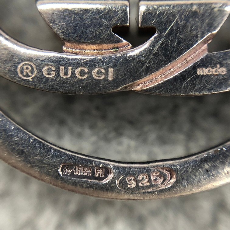 GUCCI Gucci 925 Inter locking G колье 14.3g[CDAR6011]