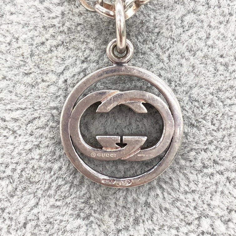 GUCCI Gucci 925 Inter locking G колье 14.3g[CDAR6011]