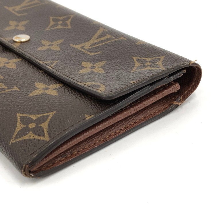 LOUIS VUITTON ルイヴィトン 財布 モノグラム ポルトモネ クレディ M61726/CA4027【CDAS3044】の画像4