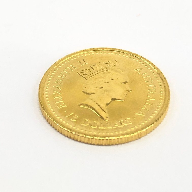 K24IG オーストラリア ナゲット金貨 1/10oz 総重量3.1ｇ【CDAT7016】の画像8