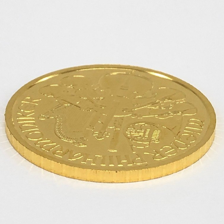 K24IG オーストリア ウィーン金貨 ハーモニー 1/2oz 総重量15.6ｇ【CDAS7030】の画像6