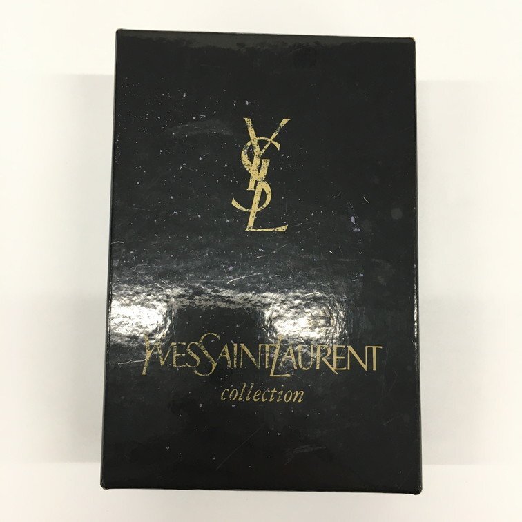 Yves Saint Laurent イブサンローラン スクエアストーンネックレス 箱・付属品付き【CDAT0007】の画像10