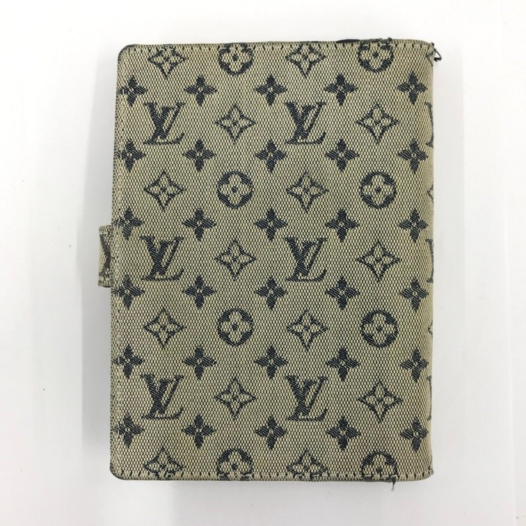 LOUIS VUITTON ルイヴィトン モノグラムミニ ブルー アジェンダ CA0071 ジャンク品【CDAT4074】の画像2