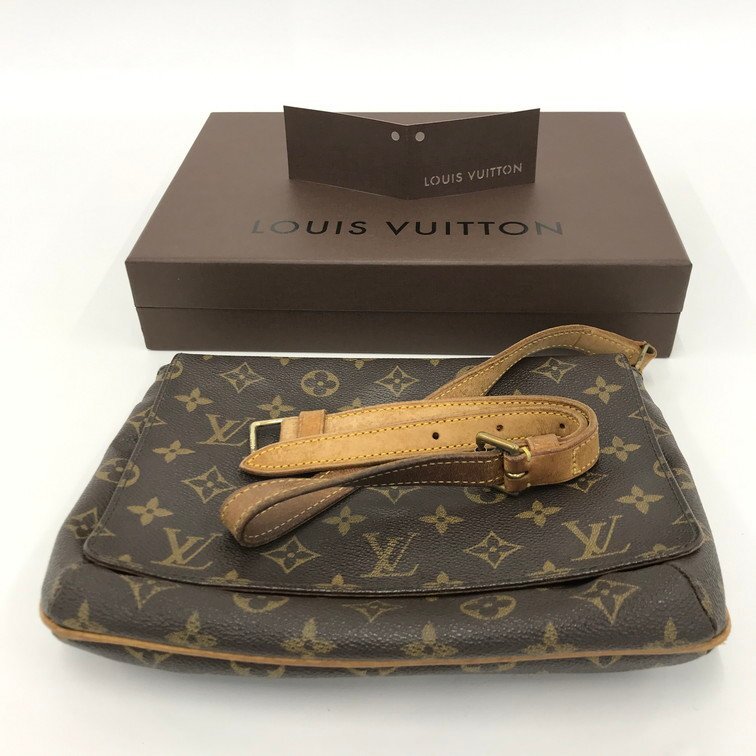 LOUIS VUITTON ルイヴィトン モノグラム ミュゼットタンゴ ショート ジャンク品【CDAT4048】の画像10