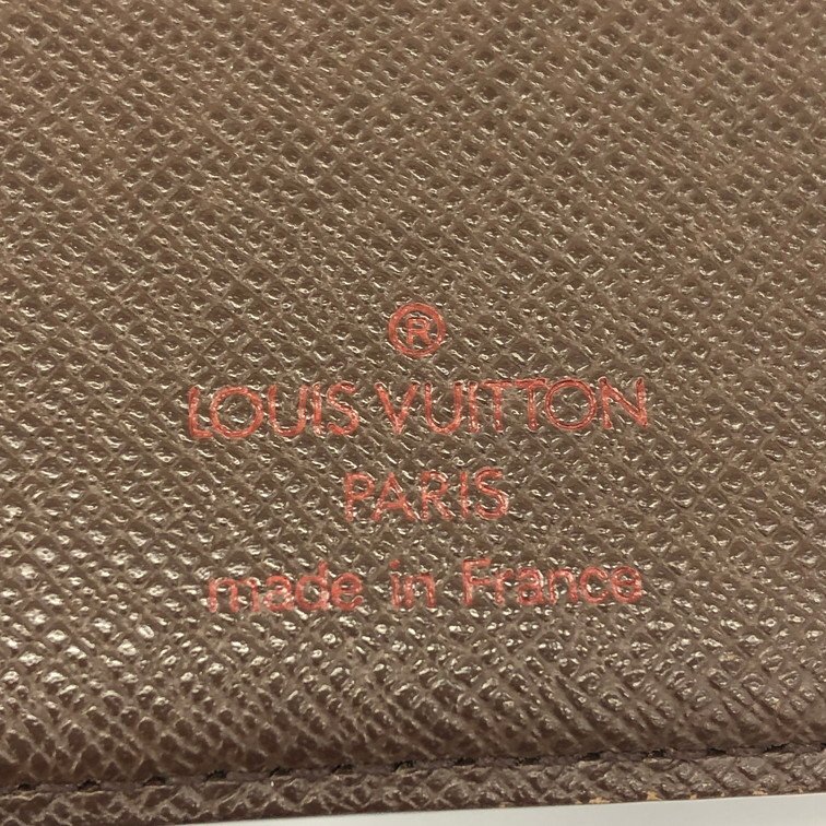 LOUIS VUITTON ルイ・ヴィトン 二つ折り財布 ダミエ 【CDAU7024】の画像7