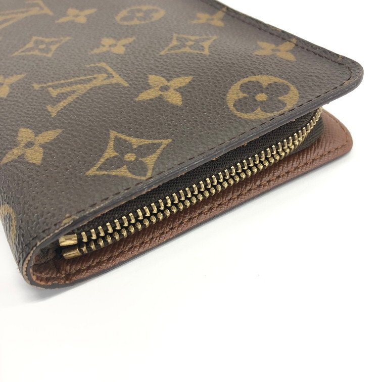 LOUIS VUITTON ルイ・ヴィトン モノグラム ポルトモネジップ M61727【CDAU7037】_画像4