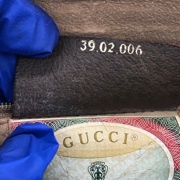 GUCCI グッチ シェリーライン ミニボストンバッグ 【CDAU7062】_画像7