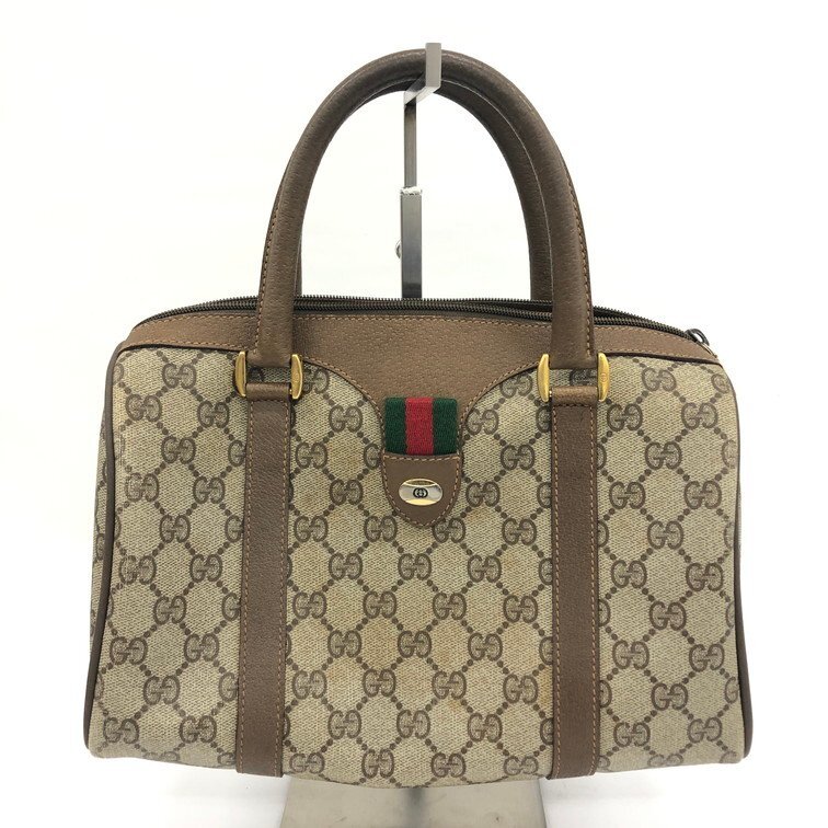 GUCCI グッチ シェリーライン ミニボストンバッグ 【CDAU7062】_画像1