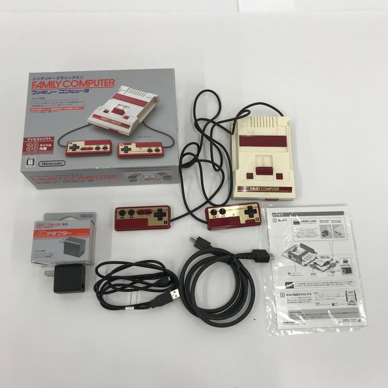 Мини-компьютер семейства Nintendo Nintendo Classic под напряжением не подтвержден с адаптером переменного тока CLV101 [CDAV0029]