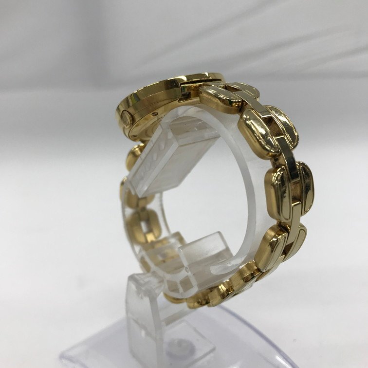 FENDI Fendi wristwatch gold color 2 hands 350008 immovable goods [CDAV3034]