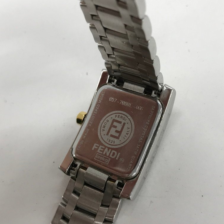 FENDI Fendi wristwatch 057-7000L-466 box attaching operation goods [CDAV3056]