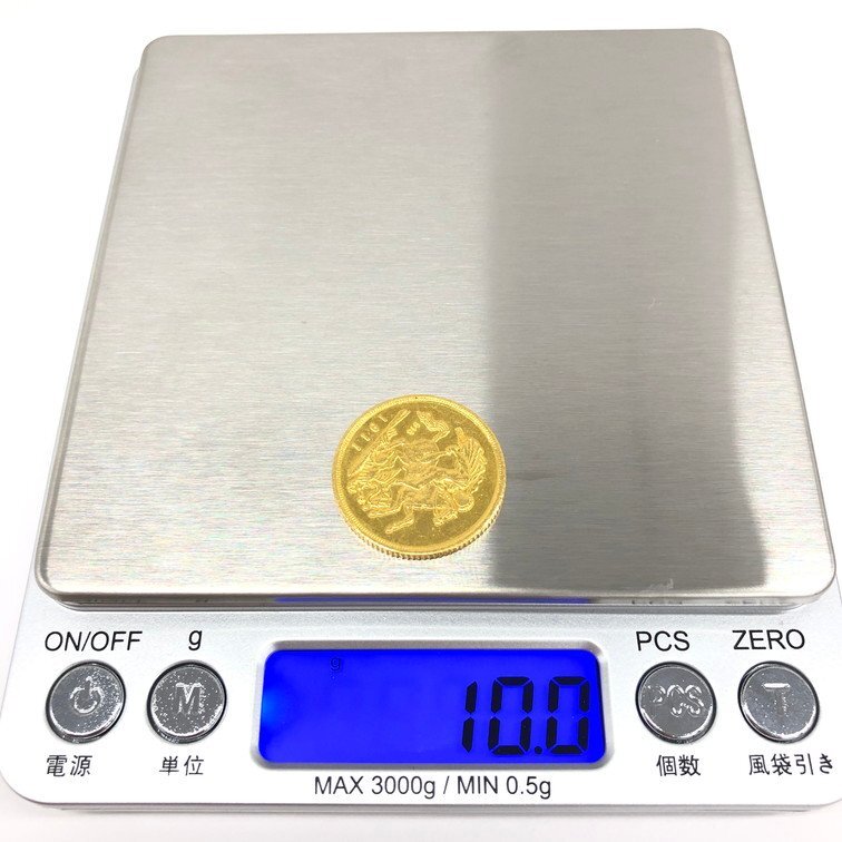 K22 金貨幣 イギリス ソブリン金貨 重量10.0g【CDAX6018】の画像8