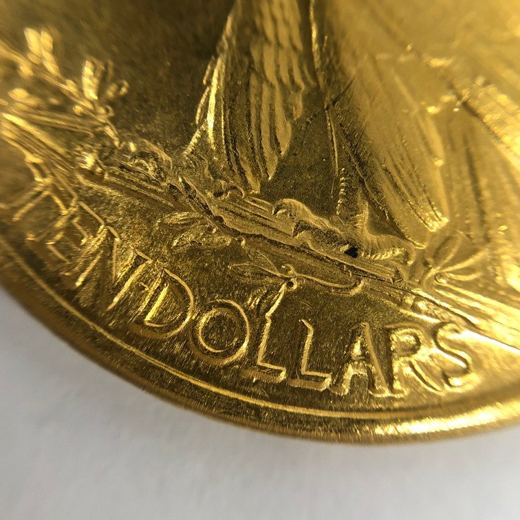 K21.6　アメリカ　インディアン金貨　10ドル　1926　総重量16.2g【CDAX7039】_画像5