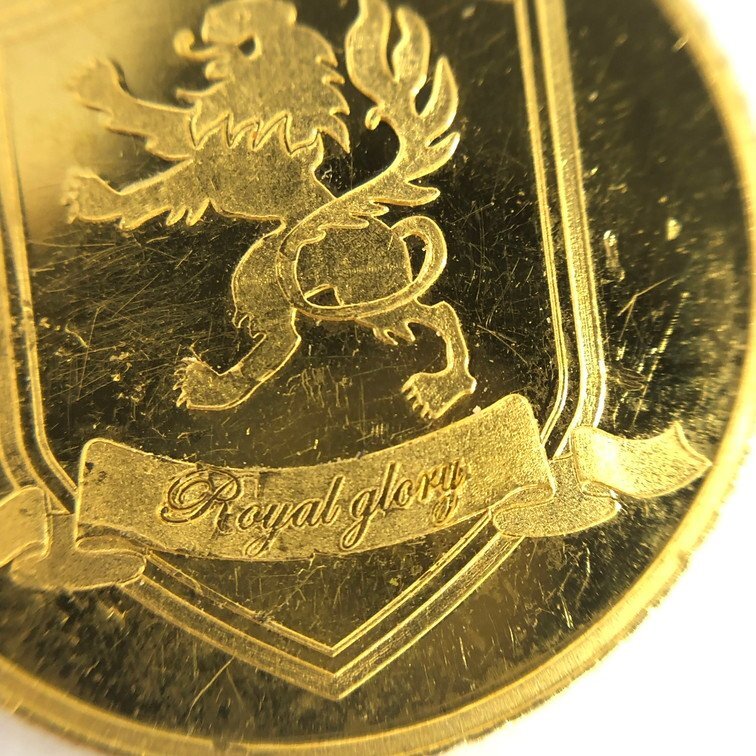 K24 оригинальный золотой медаль 9999 печать 1/25OZ масса 1.2g[CDAX6026]