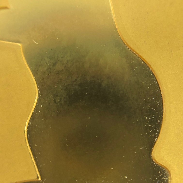 K24 оригинальный золотой медаль . главный .999 печать полная масса 7.8g[CDAX6056]