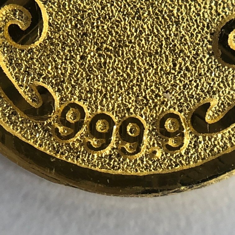 K24IG 中国 パンダ金貨 1/10oz 純金メダル 3枚まとめ 総重量9.2g【CDAX7052】の画像7
