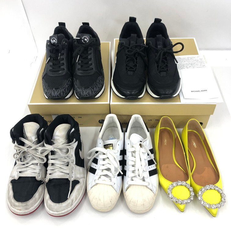 NIKE / MICHAEL KORS / adidas ほか スニーカー パンプス 靴 5点まとめ【CDAW5002】_画像1