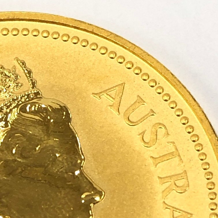 K24IG オーストラリア カンガルー金貨 1oz 3枚まとめ 総重量93.3g【CDAX0006】の画像6