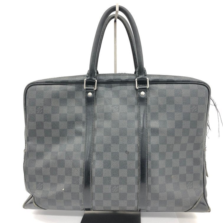 LOUIS VUITTON ルイ・ヴィトン ダミエ グラフィット ポルト ドギュマンヴォワヤージュ【CDAO7023】_画像1