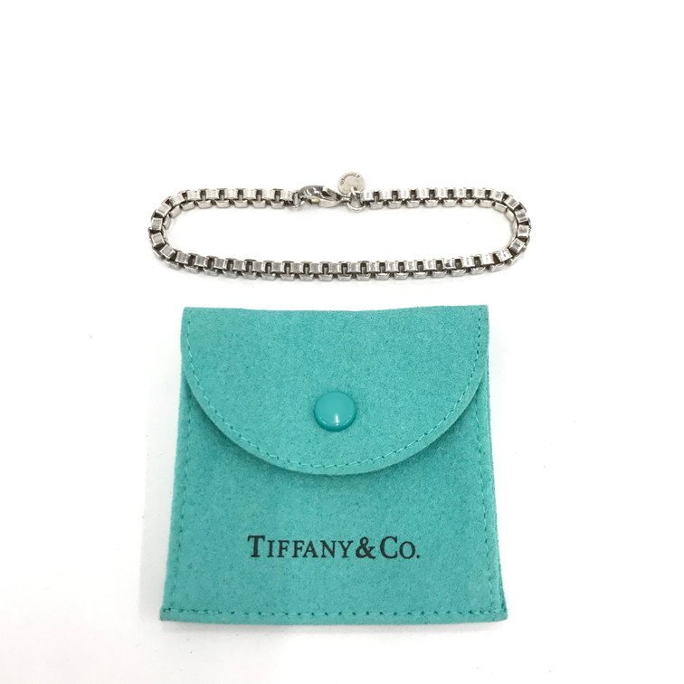 TIFFANY&Co. ティファニー ベネチアン ブレスレット SV925 16.3g【CDAX3020】の画像4